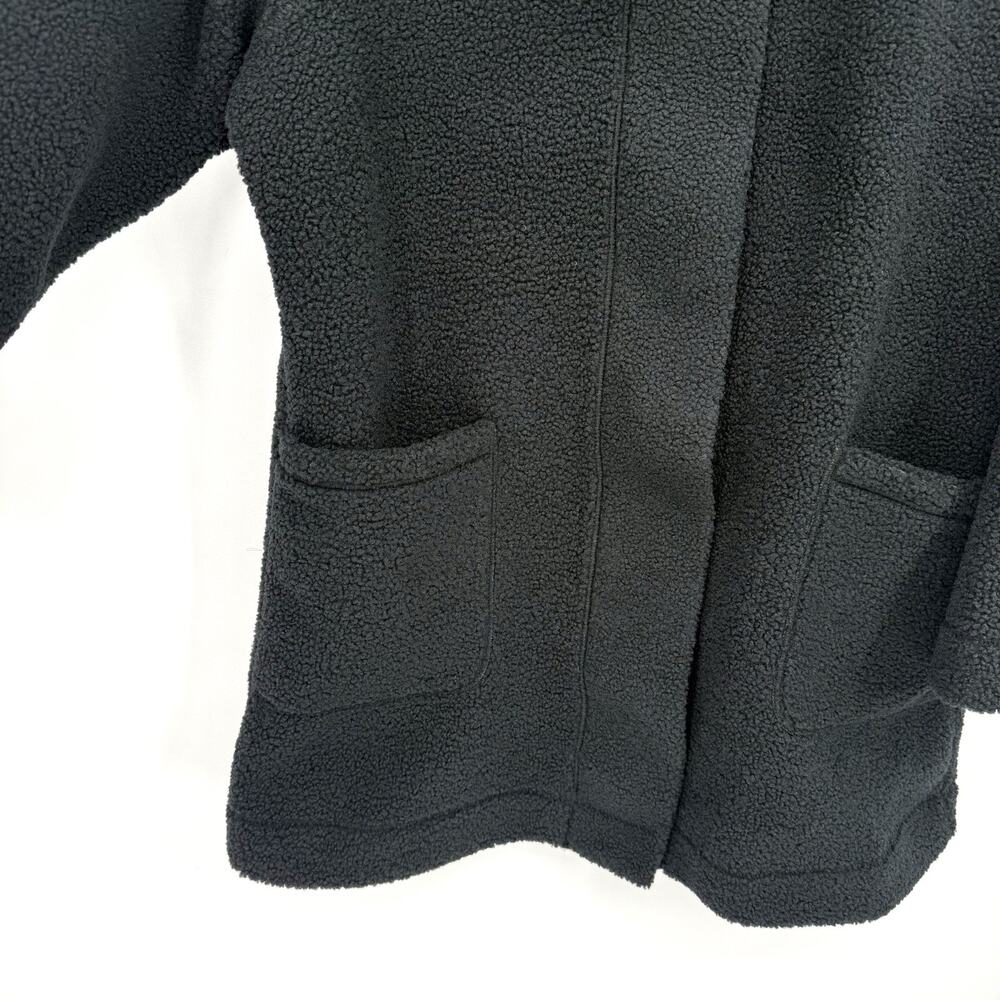 Columbia Panorama Long Sherpa Fleece Black Sweater Jacket Women’s Size 1X EUC - Picture 5 of 10